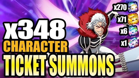 Bleach Brave Souls: Character Ticket Summons x348