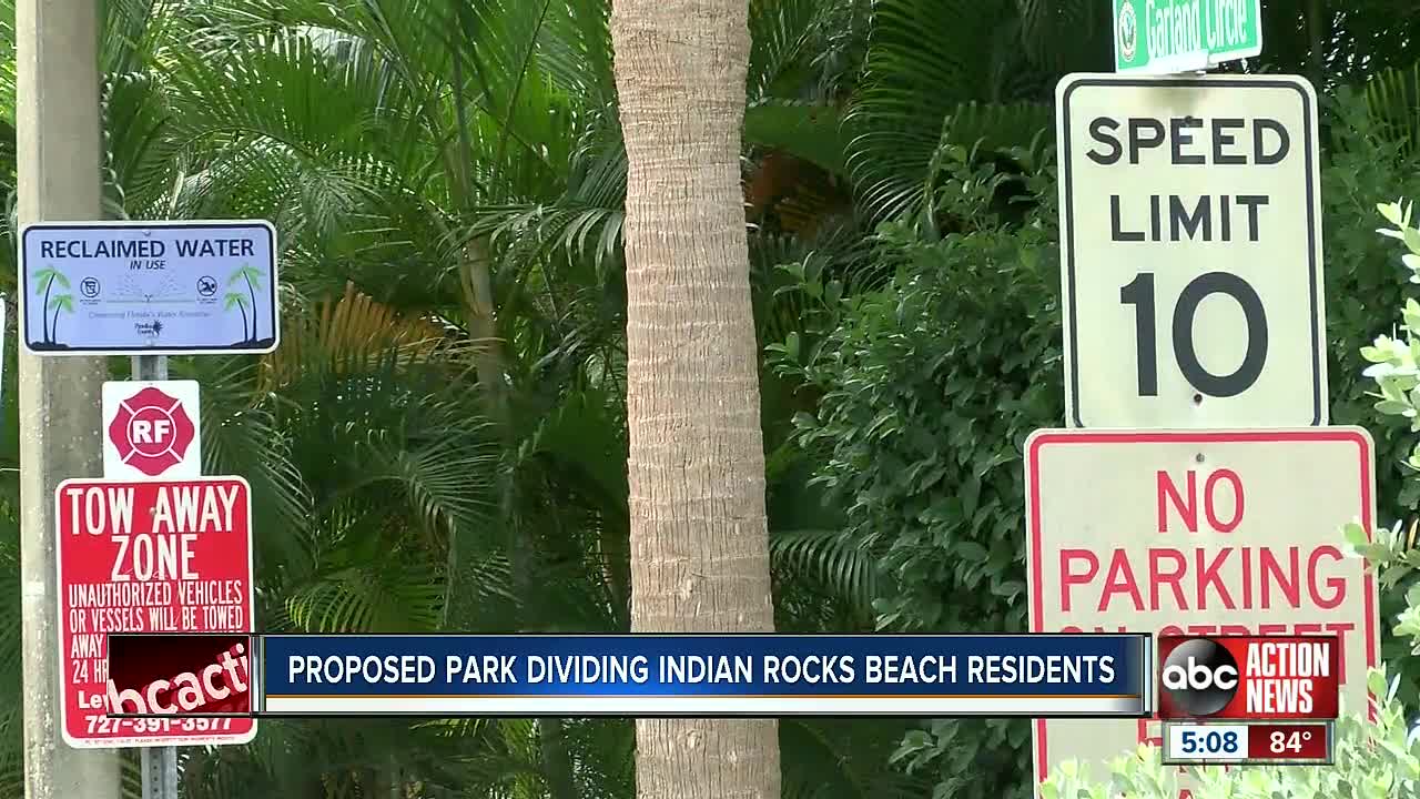 Proposed park dividing Indian Rocks Beach residents