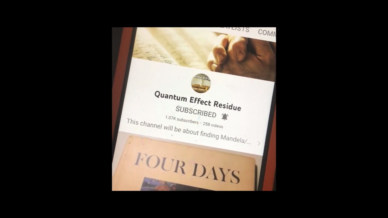 RESIDUE IS CREATED BY THE OULS TRAVELING AHEAD OF US