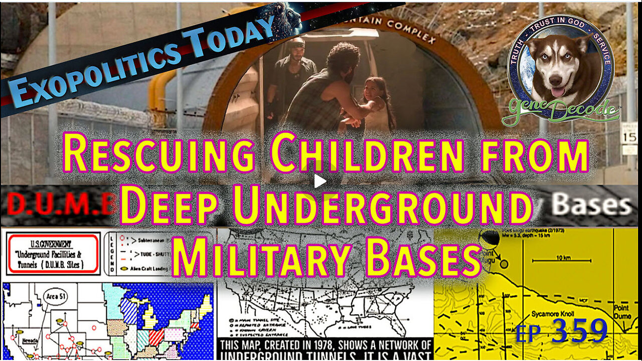 Rescuing Children from Deep Underground Military Bases -GENE DECODE