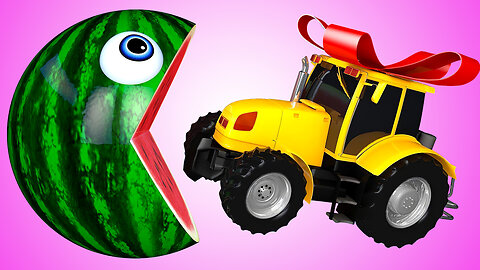 Engineering Vehicle Color Recognition Nursery Rhymes - Animation