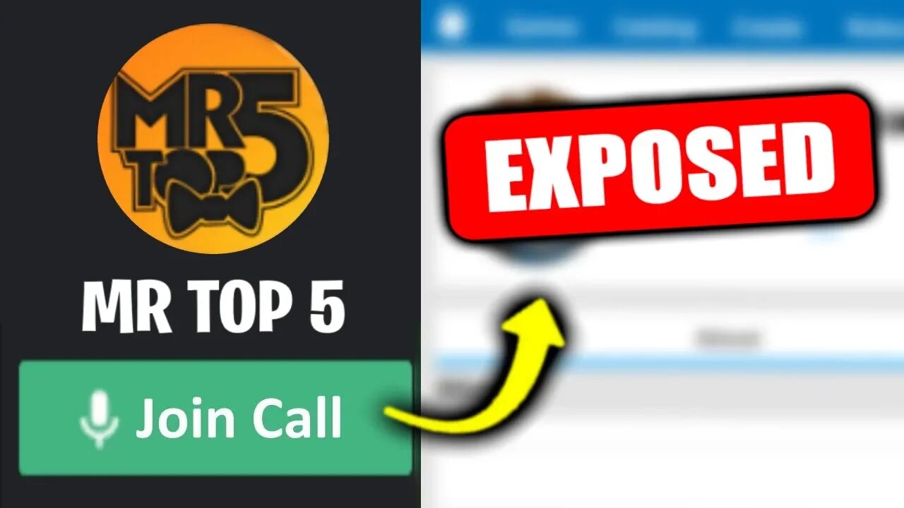 Exposing MrTop5.. (Roblox)