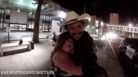 Picking Nicole up from Airport