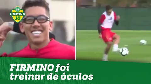 FIRMINO foi treinar de óculos e... JOGOU MUITO! OLHA ISSO!