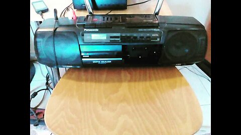 PANASONIC RX-FT600 classic radio cassette player combined with graphic equalizer