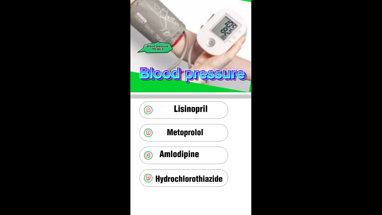 Blood pressure Mcqs: 🩸🖥️✅#bloodpresure #BP #vitalsign #quiztime #mcqs #3dmedico hypertension