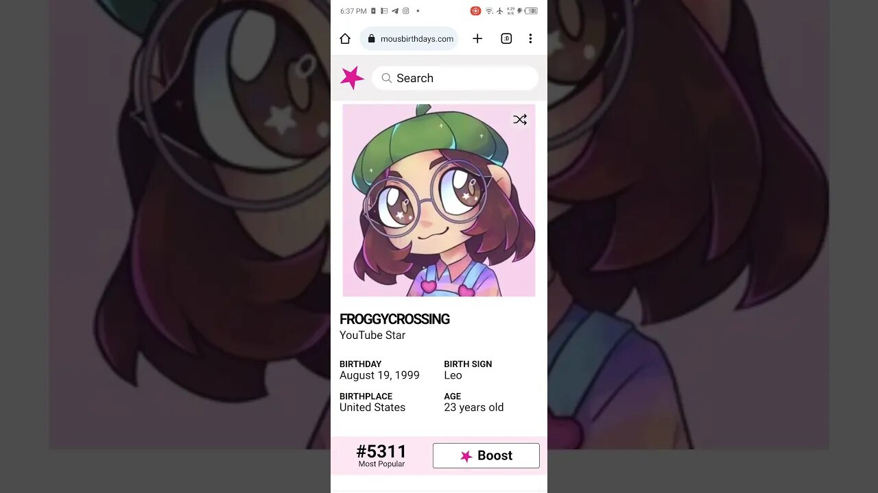 HAPPY BIRTHDAY 23 FROGGYCROSSING YouTube Star