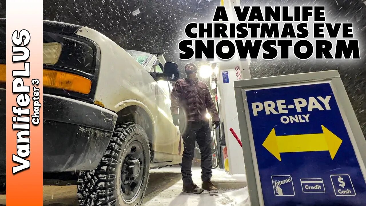 Vanlife Christmas Eve in a Snowstorm