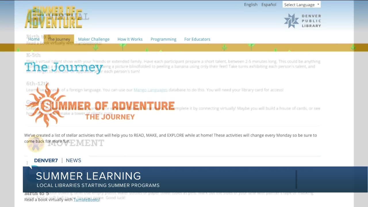 Local libraries starting summer reading programs