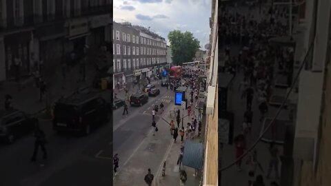 Fans chase Nicki Minaj’s sprinter van as she leaves her Meet and Greet session in London