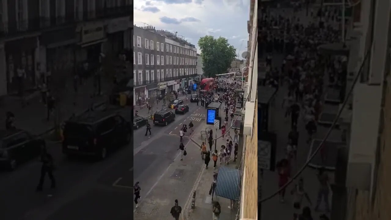 Fans chase Nicki Minaj’s sprinter van as she leaves her Meet and Greet session in London