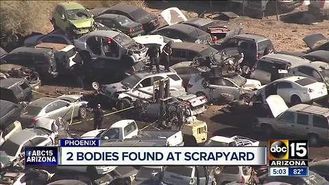 Two men found shot to death at Phoenix scrapyard