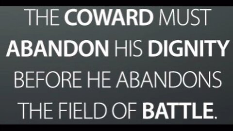 Cowardice And Ignorance Is The Disease That Is Destroying Our Nation