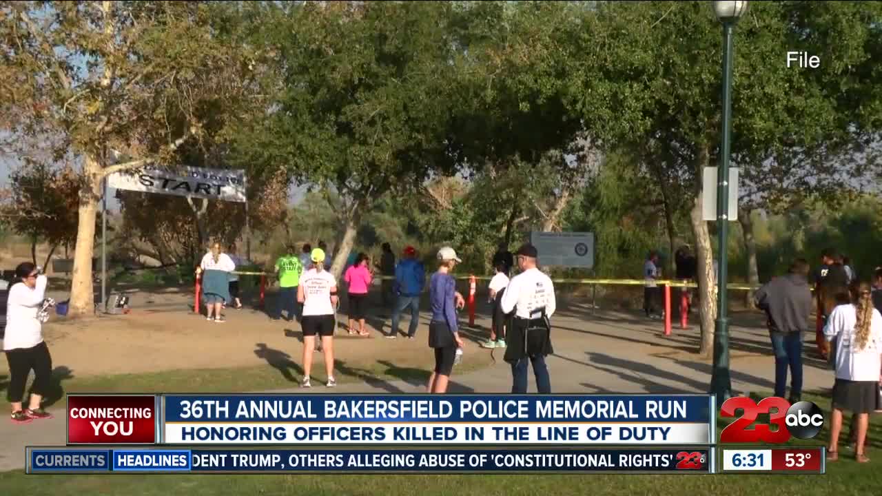36th Annual Bakersfield Police Department Memorial Run