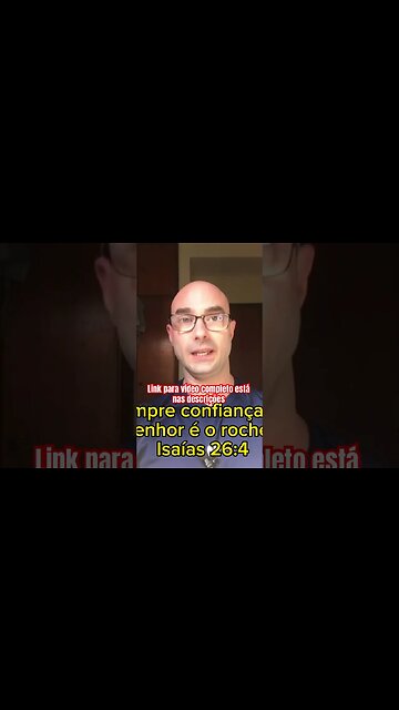 Reflexão bíblica sobre Isaías 26:4 #shorts