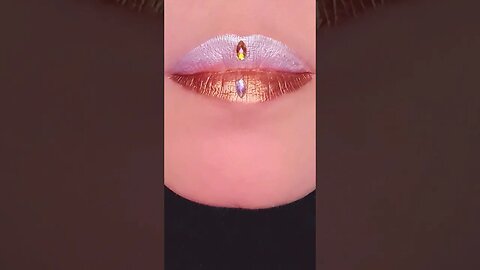 Lip Makeup Tutorial Lip Art Glitter #makeup #shorts #short #viral #shortvideo #lipswatches #grwm