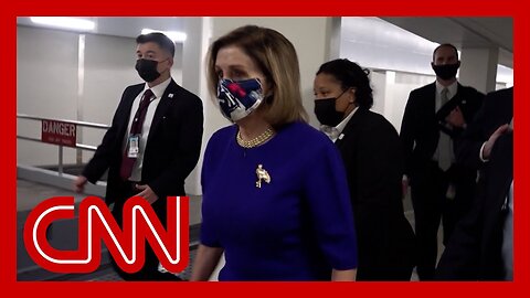 'Shame on us': New video shows Pelosi upset while leaving Capitol on January 6