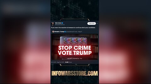 Kamala is The Criminal Candidate - Alex Jones on X
