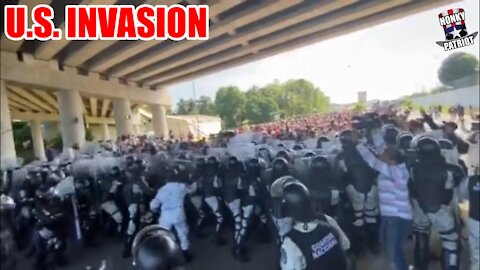 Tens of Thousands of Illegal Invaders Bust Through Police Lines...Disturbing Video