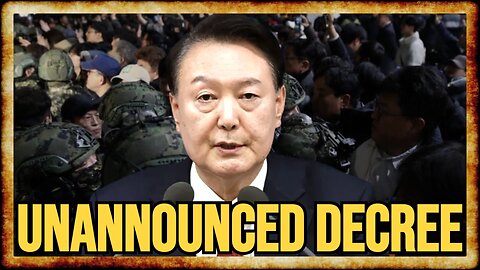 South Korean President SUDDENLY Declares MARTIAL LAW, Blocked by Parliament