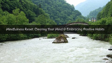 Mindfulness Reset: Clearing Your Mind & Embracing Positive Habits