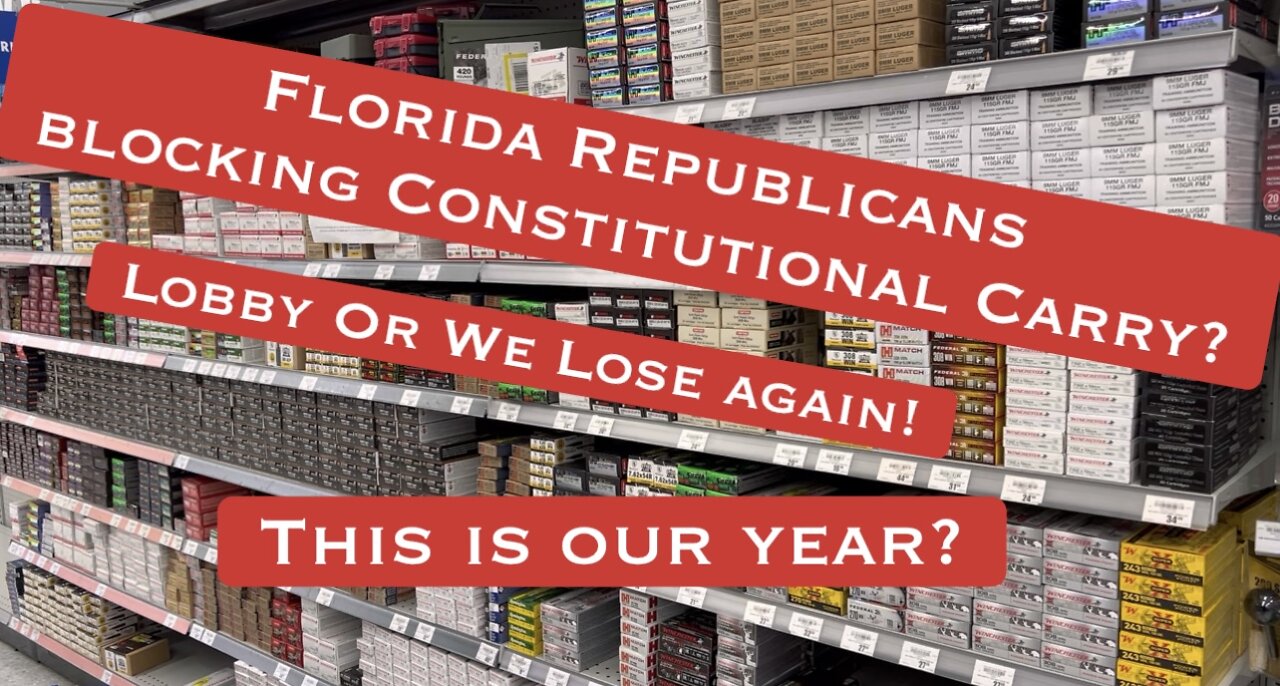 Florida Constitutional Carry 2022: Dead On Arrival? Stalled?