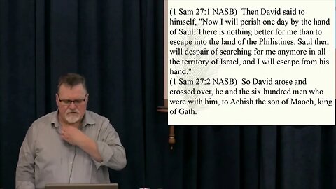 1 Samuel 26 & 27 - Historical events! Sabbath teachings live on YouTube every Friday - 7 pm central!