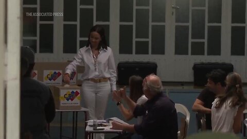 Opposition powerhouse Machado votes in Venezuela presidential elections| TN ✅