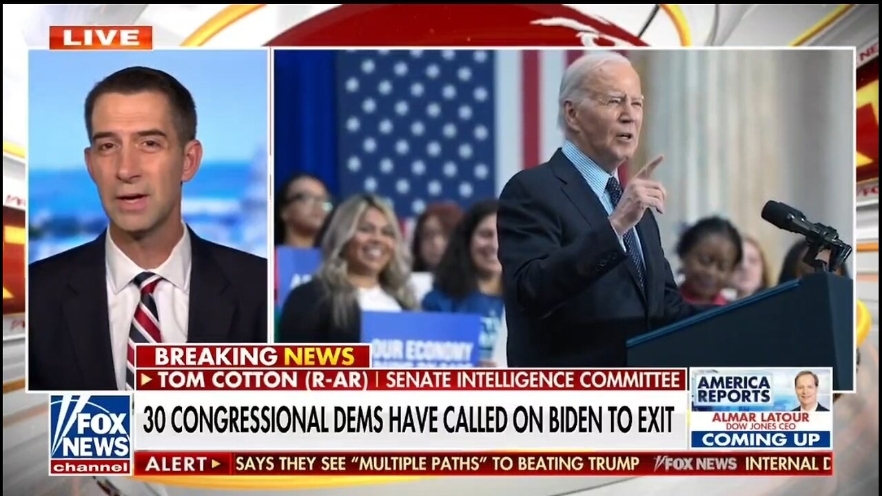 Sen Tom Cotton: Pelosi, Obama Are Launching A Coup Against Biden