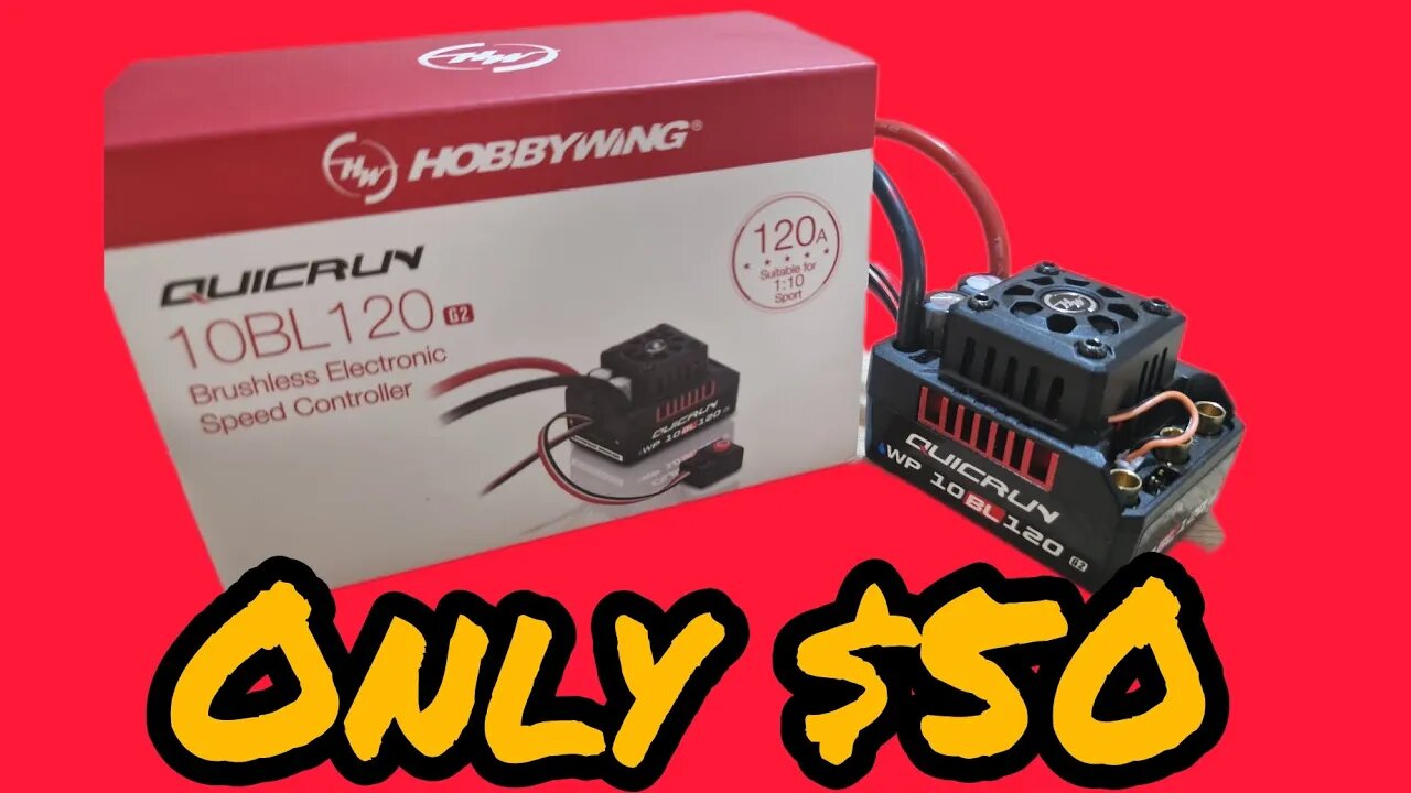 Best Budget 4S ESC ? Hobbywing Quicrun 10BL120 G2 @HOBBYWINGOfficial #hobbywingesc #rc