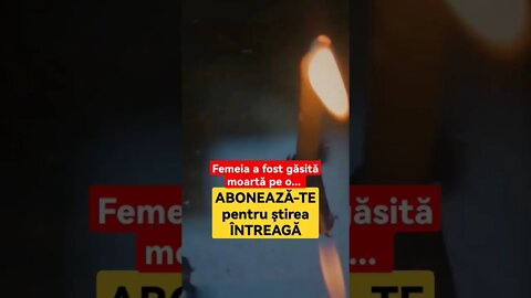 Femeia fost găsită moartă pe o... - 1 #shorts