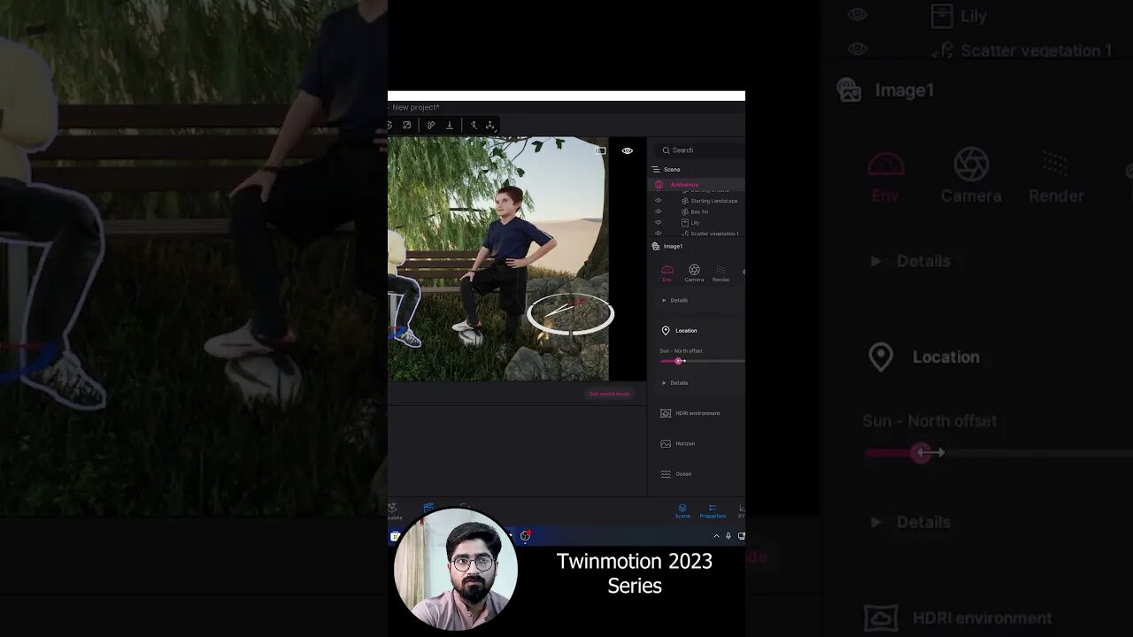 Twinmotion 2023 Sun Orientation #twinmotion2023 #learning #realistic #pathtracing