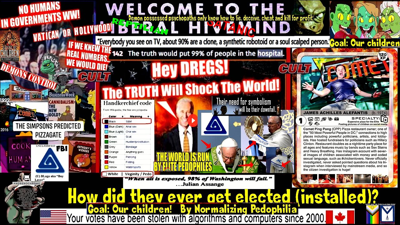Seth Rich MURDER! Podesta WIKILEAKS! ADRENOCHROME! Satanist! Toomey SHAPESHIFTER! PizzaGate IS REAL