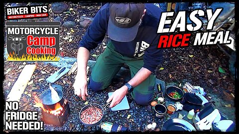 EASY Rice Meal - Motorcycle Camp Cooking