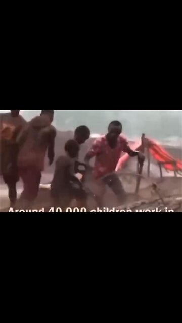40,000 child slaves work to extract cobalt for electric vehicle owners