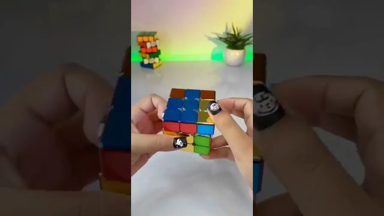 New metallic rubik's cube #cube #1minute #1million #gta6leaks #short