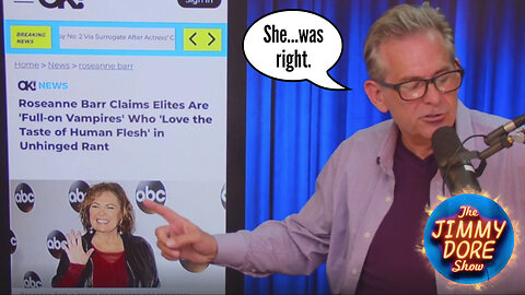 Roseanne Barr on XXX trafficking in Hollywood▮The Jimmy Dore Show