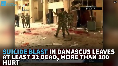 Suicide Blast In Damascus Leaves At Least 32 Dead, More Than 100 Hurt