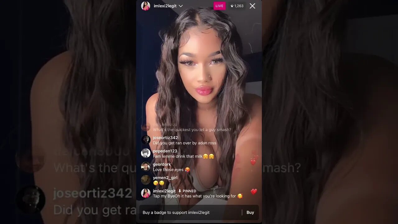 Lexi2legit Instagram Live 😈😈😈😈(13/03/23)