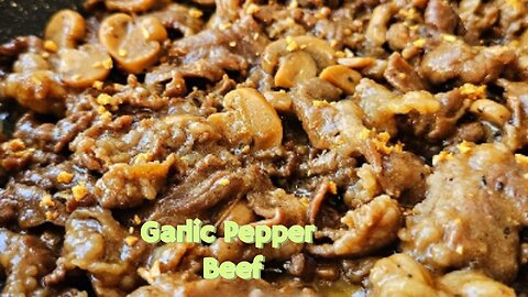 Garlic Pepper Beef Delight