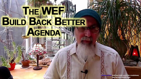 If the WEF Globalists Were Honest This Is What They Would Tell Us about the Build Back Better Agenda
