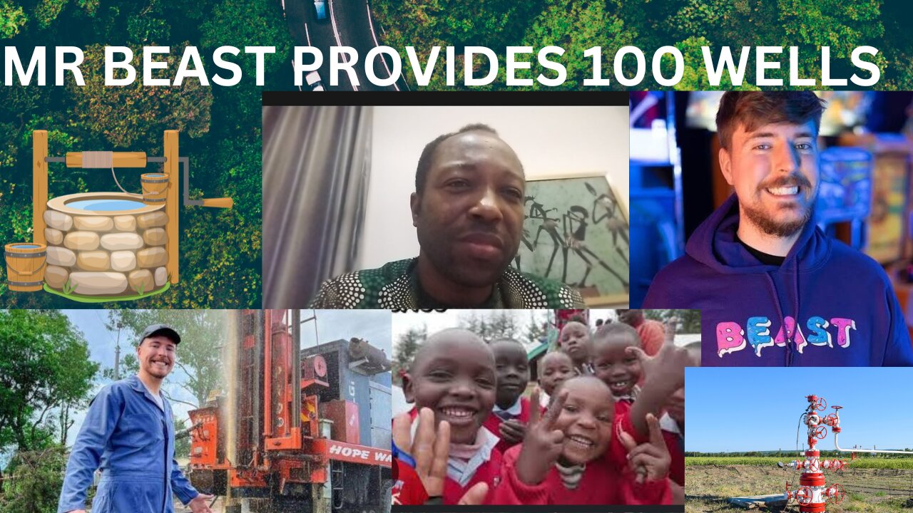 ALL ABOUT MR BEAST IN AFRICA BULDING 100 WELLS FOR THE NATIVE OF AFRICA
