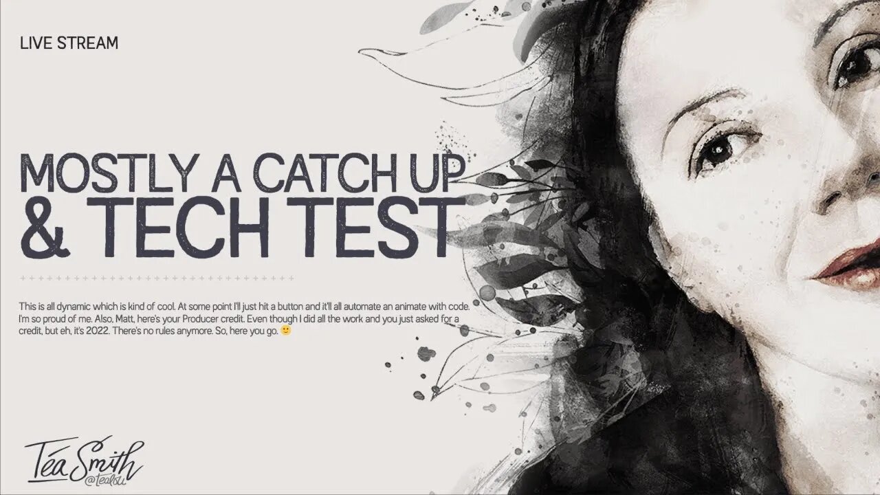 Mostly a Catch up & Tech Test but probably Musk