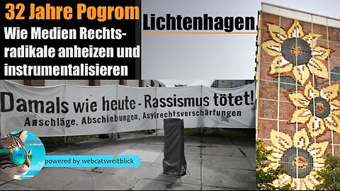 32 Jahre Pogrom Lichtenhagen • Wie Medien Rechtsradikale instrumentalisieren