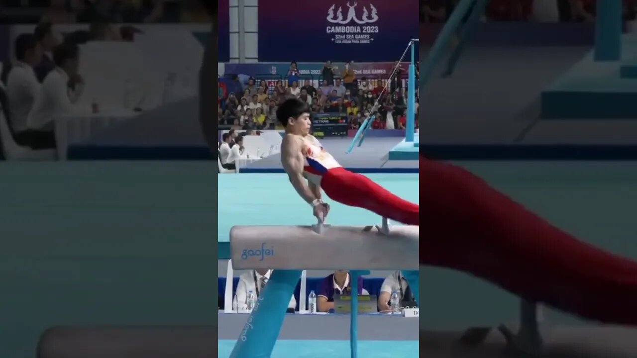 Carlos Yulo (Philippines) 🇵🇭 Pommel Horse - SEA GAMES 2023 #shorts