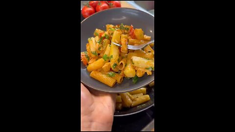 Chicken Pasta with Sautéed Asparagus & NO Cream