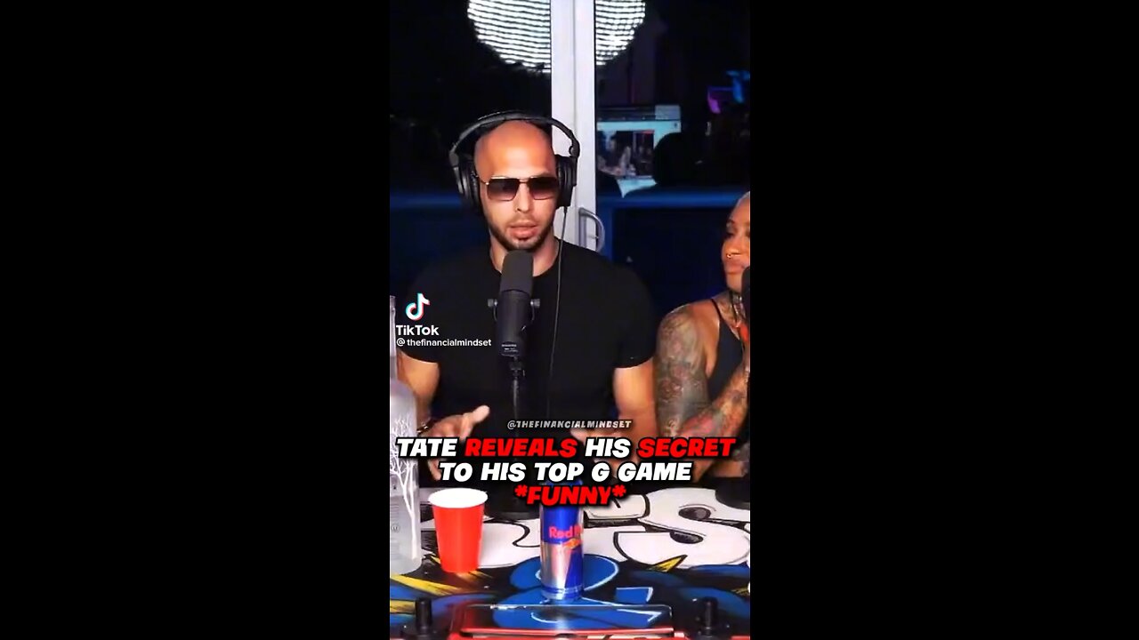 Tate reveals his secret to his Top G game