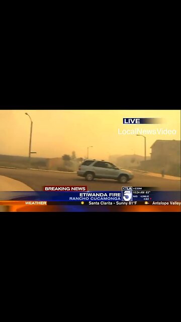 Coolest Fire Evacuee Ever