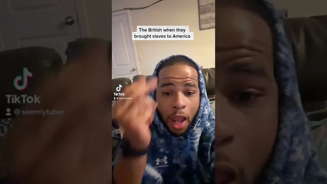 When the British brought slaves over… seemlytuber comedy funny jokes comedian TikTok
