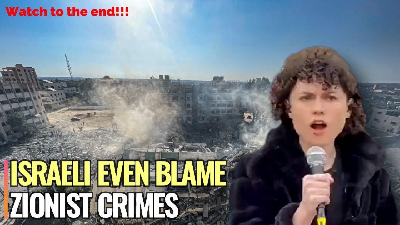 War crime, Israeli bombing on residential towers Al-Zahra in Gaza destroys everything